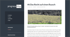 Desktop Screenshot of progress-blog.de