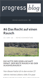 Mobile Screenshot of progress-blog.de